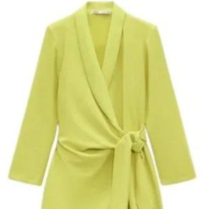 Zara Citron Pareo Blazer Dress
